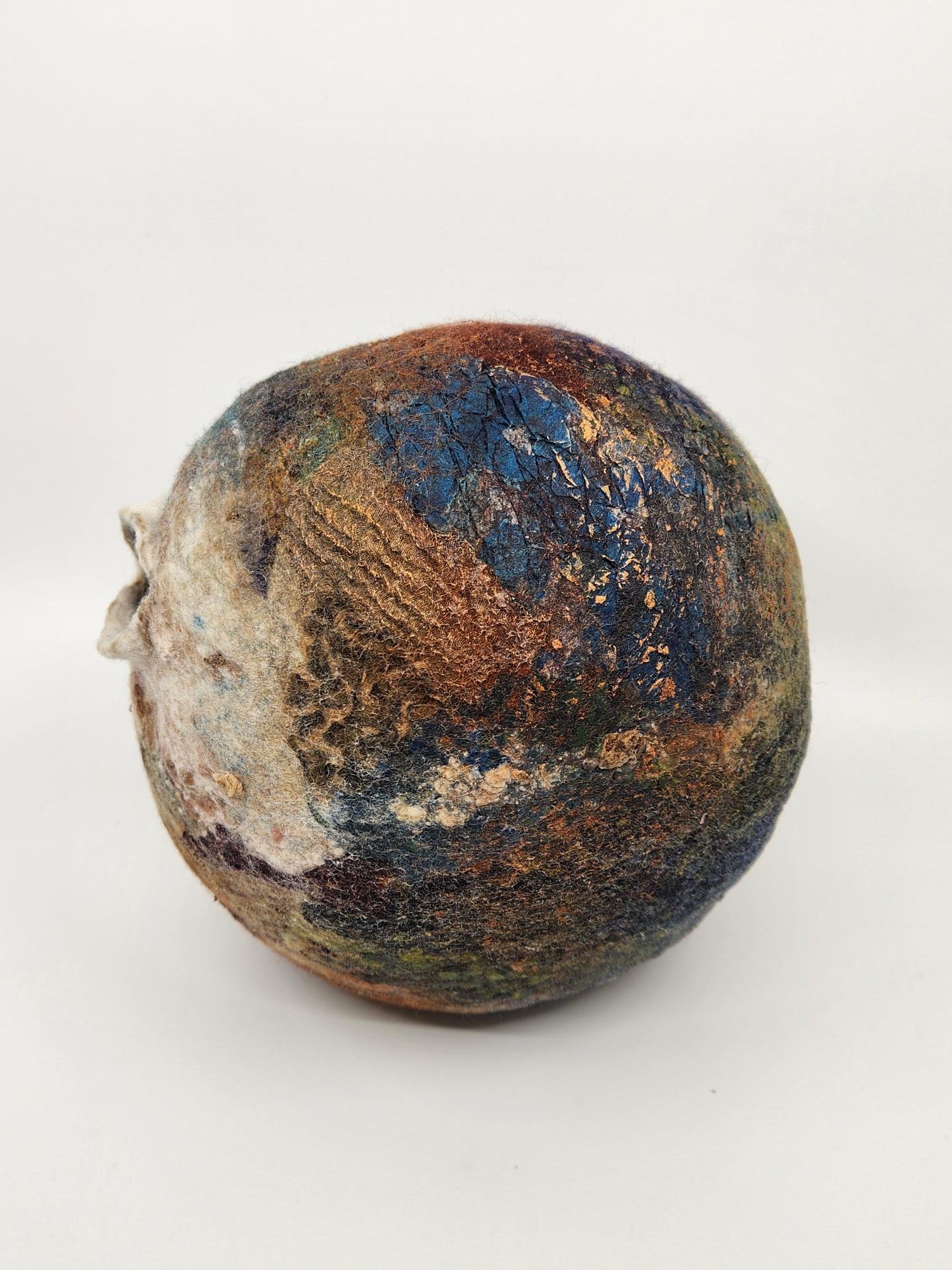 Treasures of the Earth - Hand-Felted Fibre Vessel