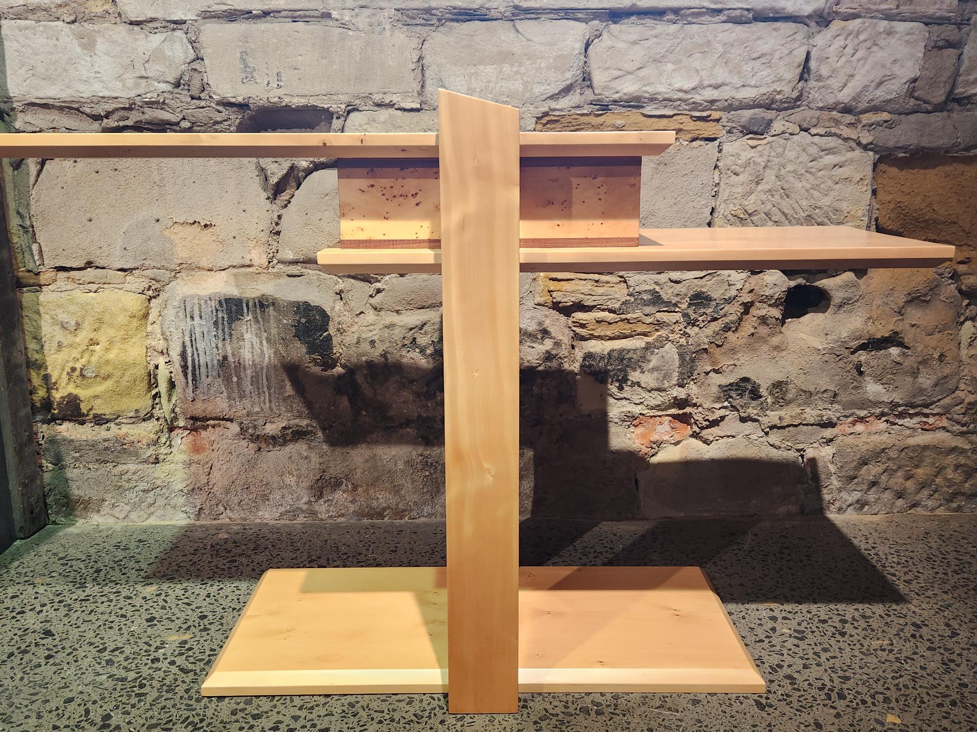 Huon Pine & Blackwood Hall Table with Secret Drawer