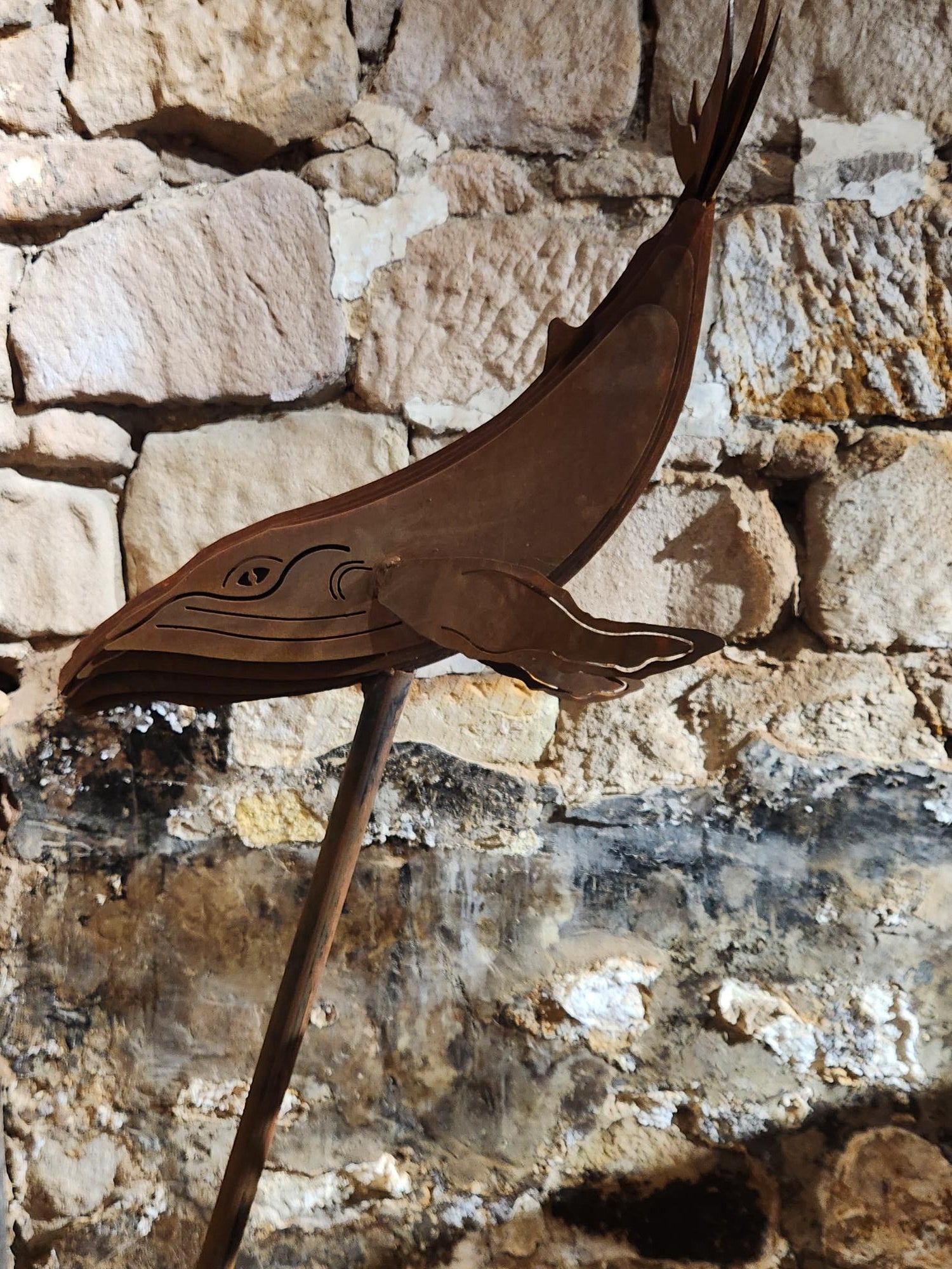 Corten Steel Whale