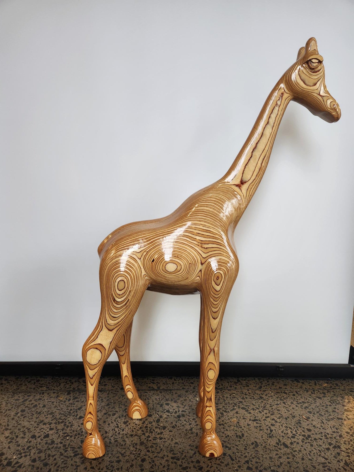Large Timber Giraffe