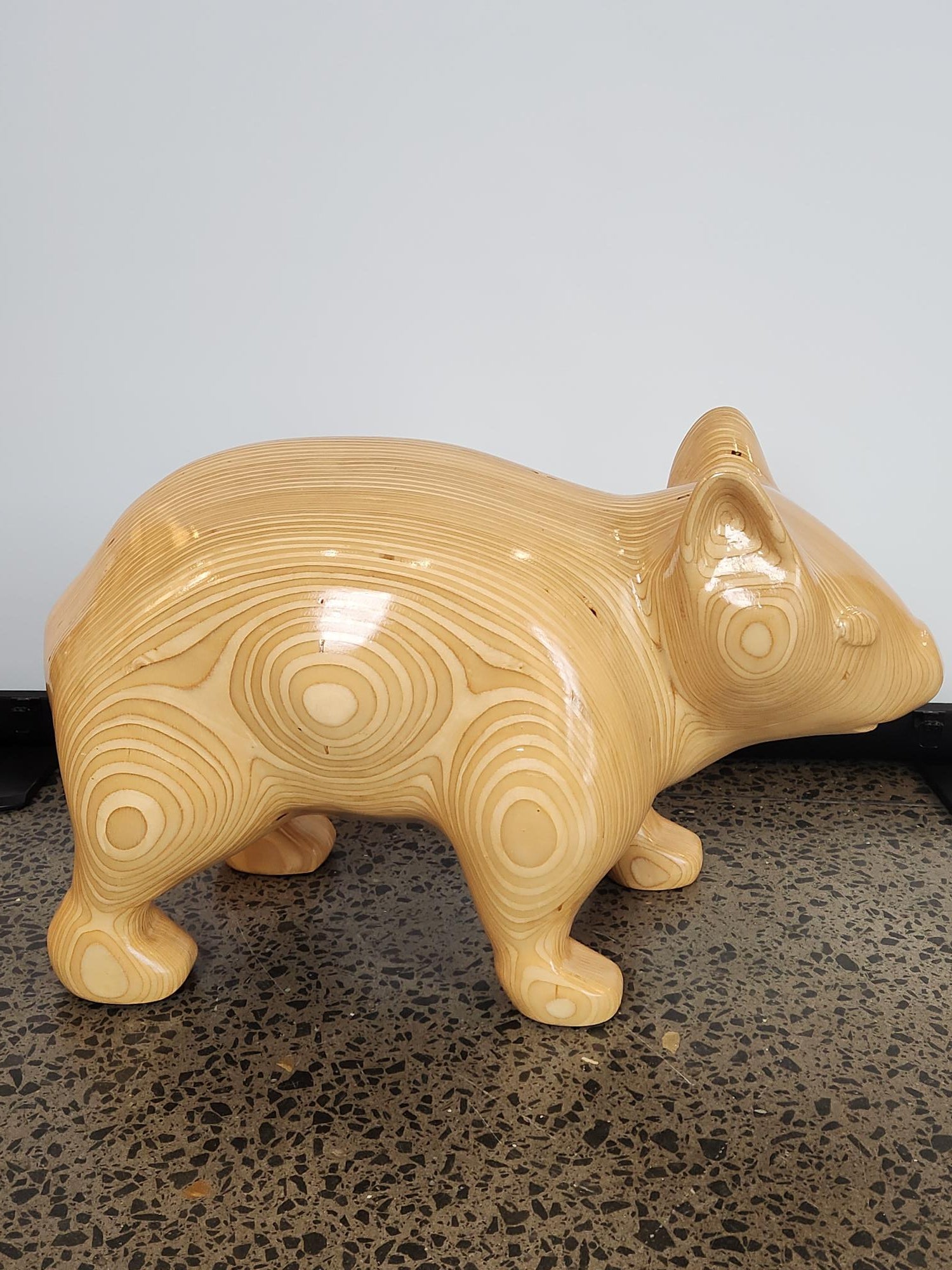 Large Timber Wombat