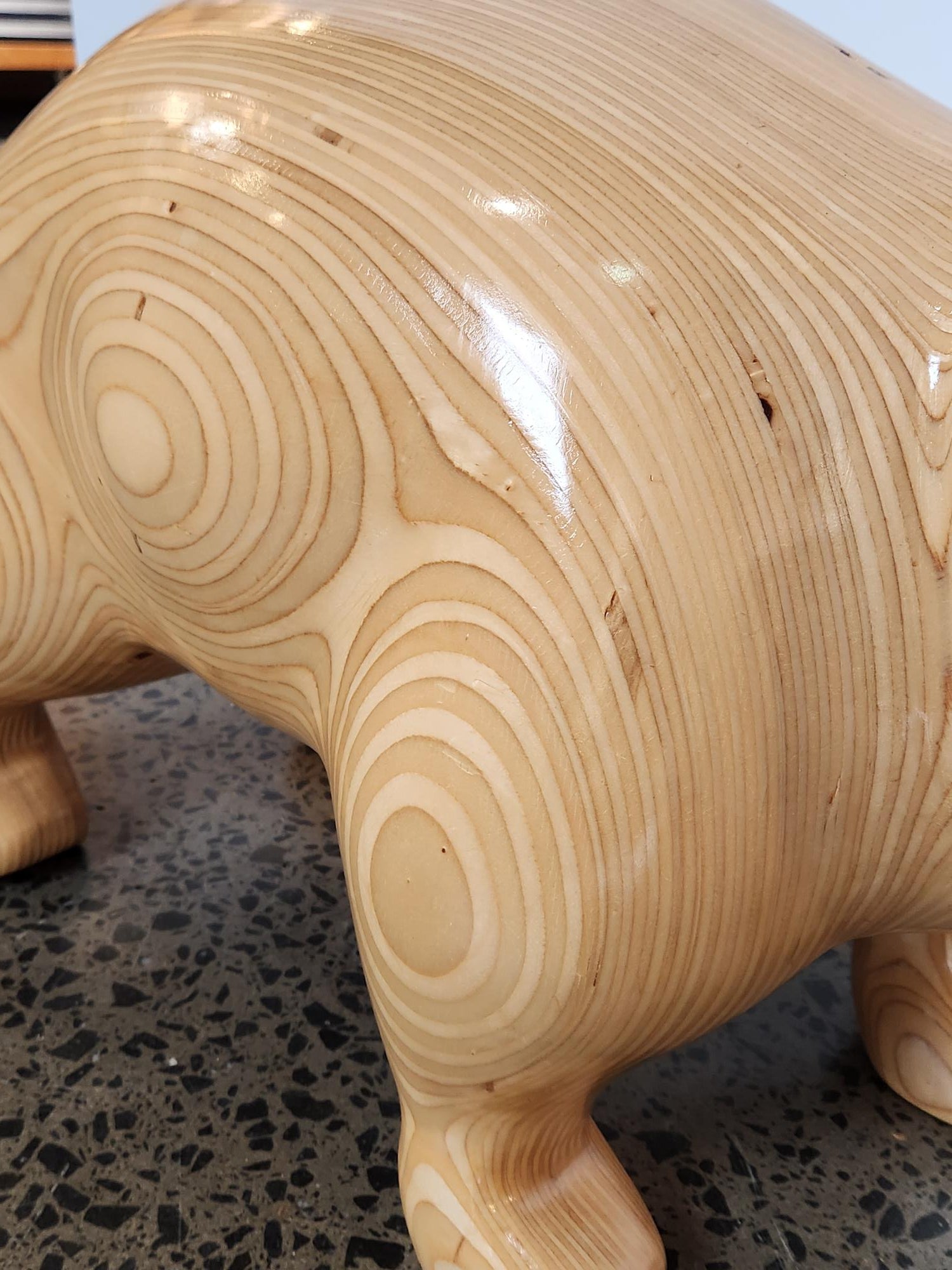 Large Timber Wombat