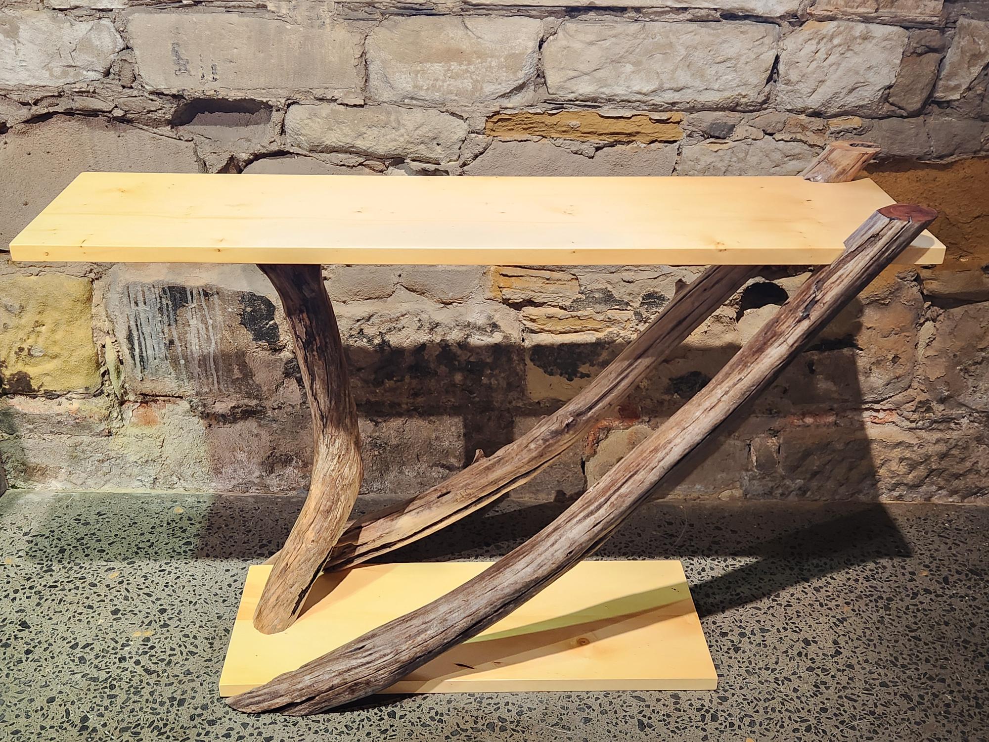 Derwent River Driftwood & Huon Pine Hall Table