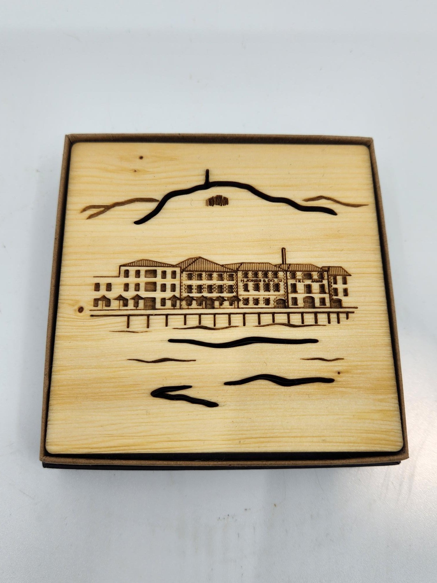 Huon Pine Hunter St Coaster Sets