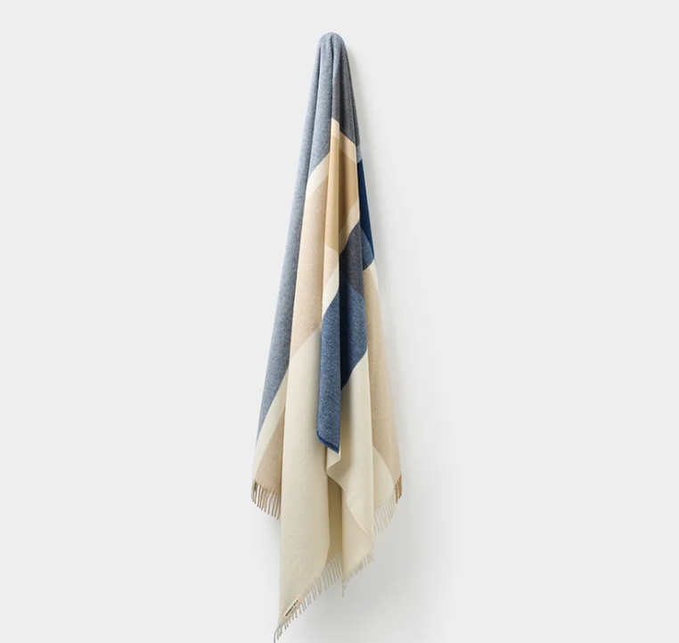 Extra Large Merino Wool Throw - Eclipse