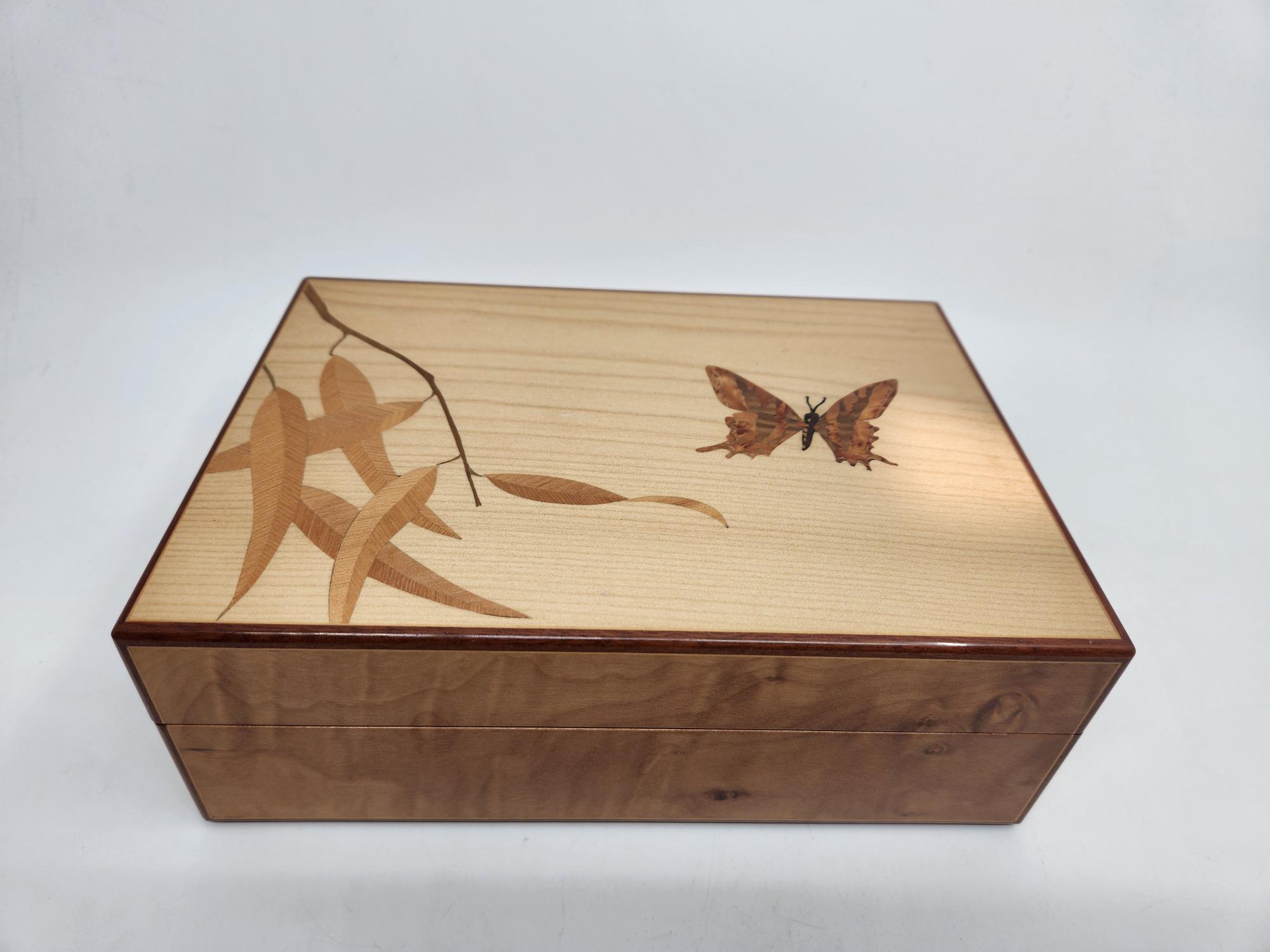 Huon Pine & Myrtle Timber Jewellery Box