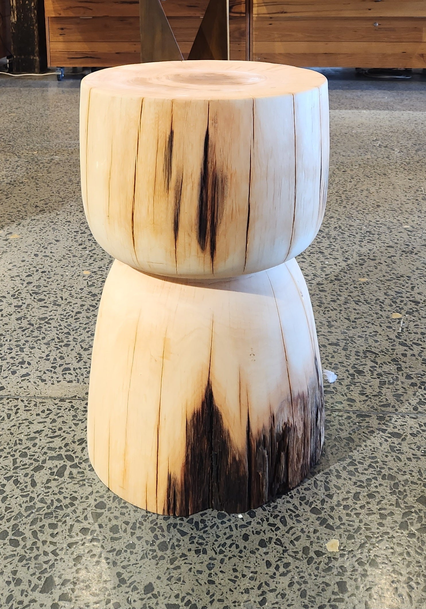 Huon Pine Stool/Side Table