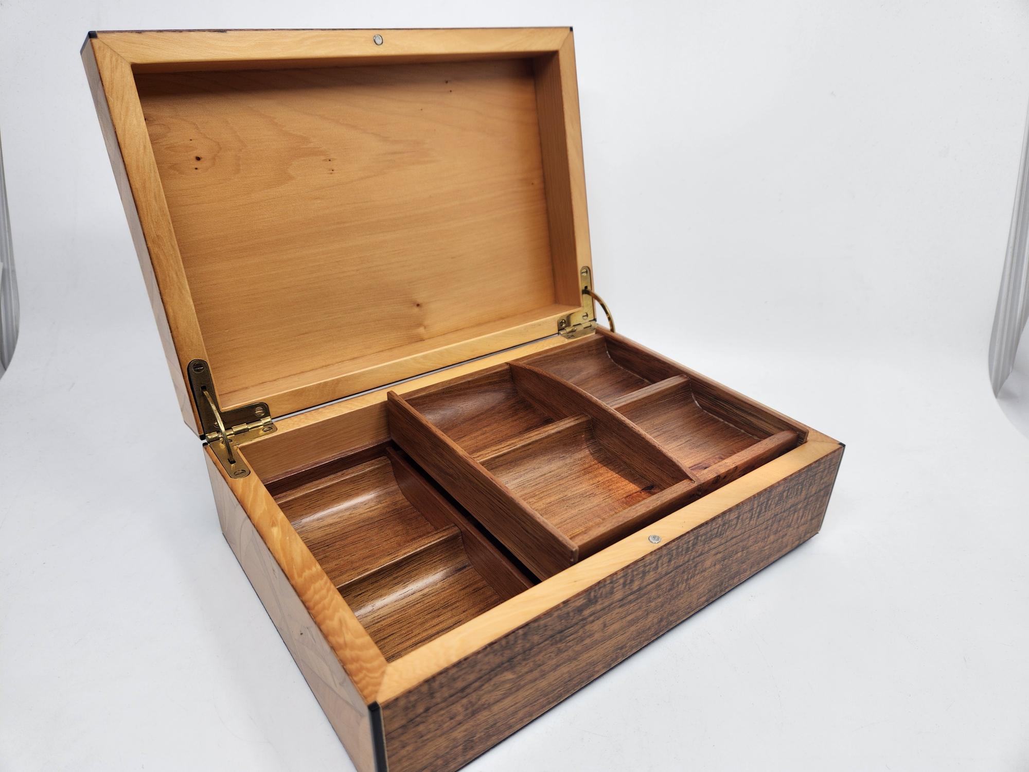 Huon Pine and Blackwood Timber Jewellery Box