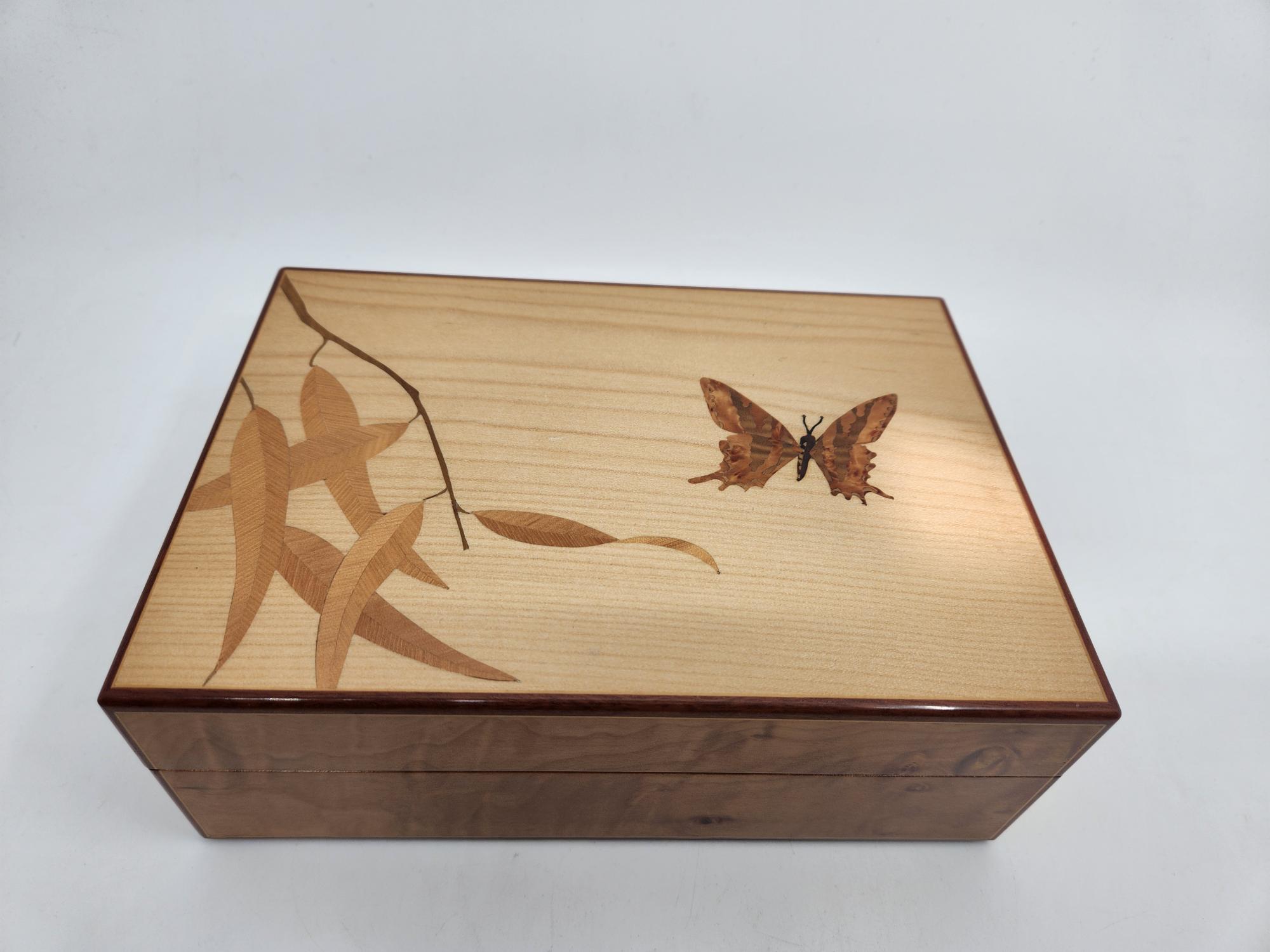 Huon Pine & Myrtle Timber Jewellery Box