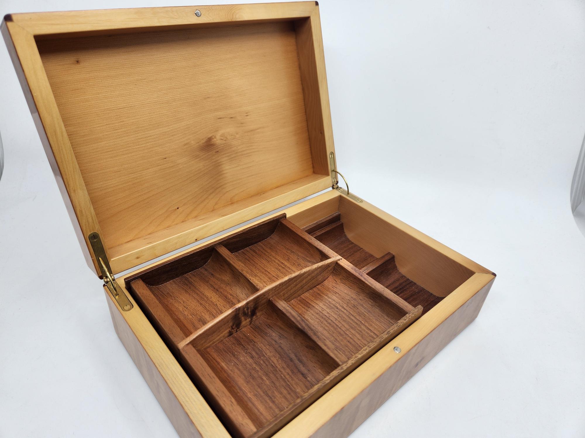 Huon Pine & Myrtle Timber Jewellery Box