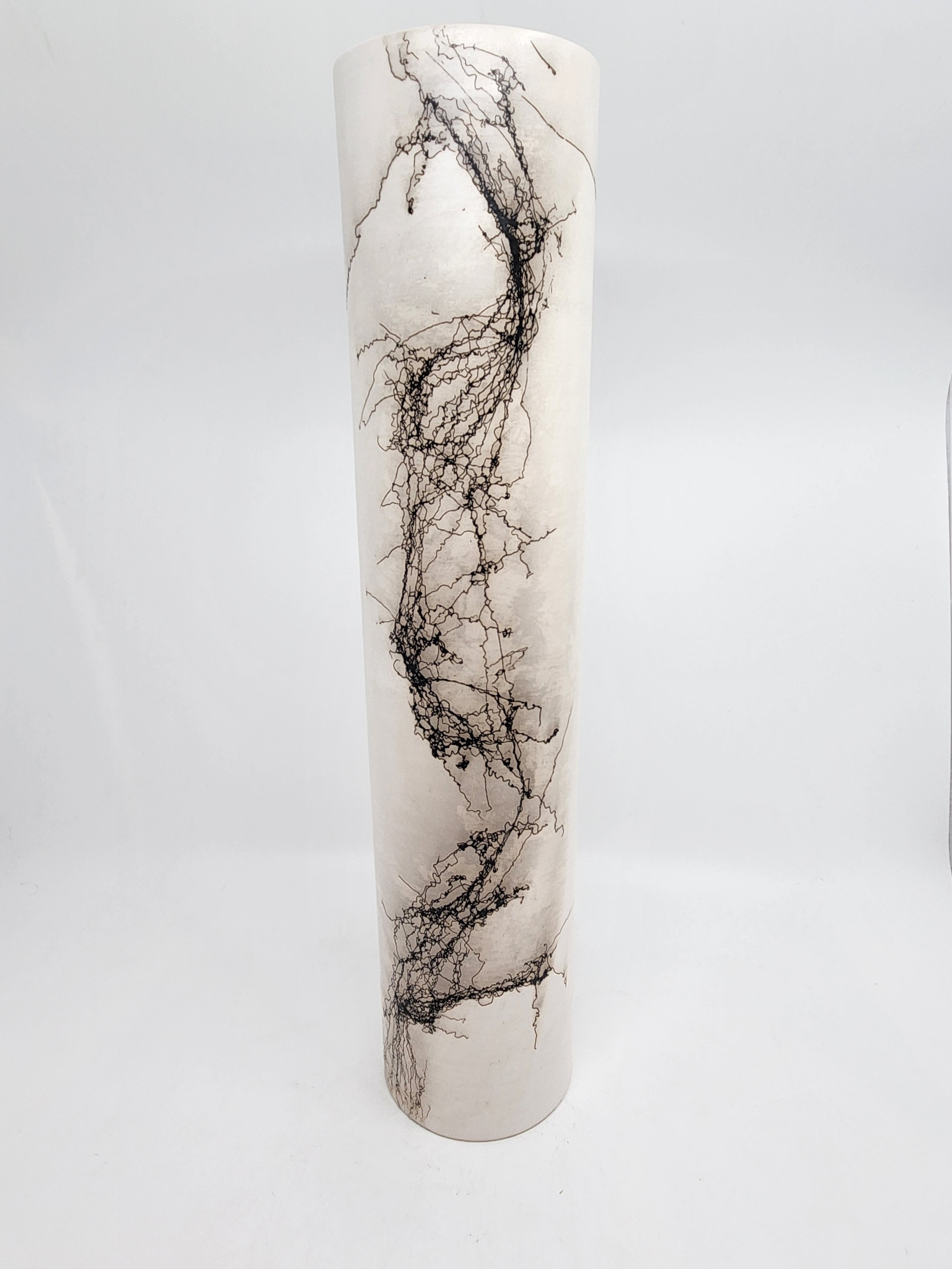 Raku Vase