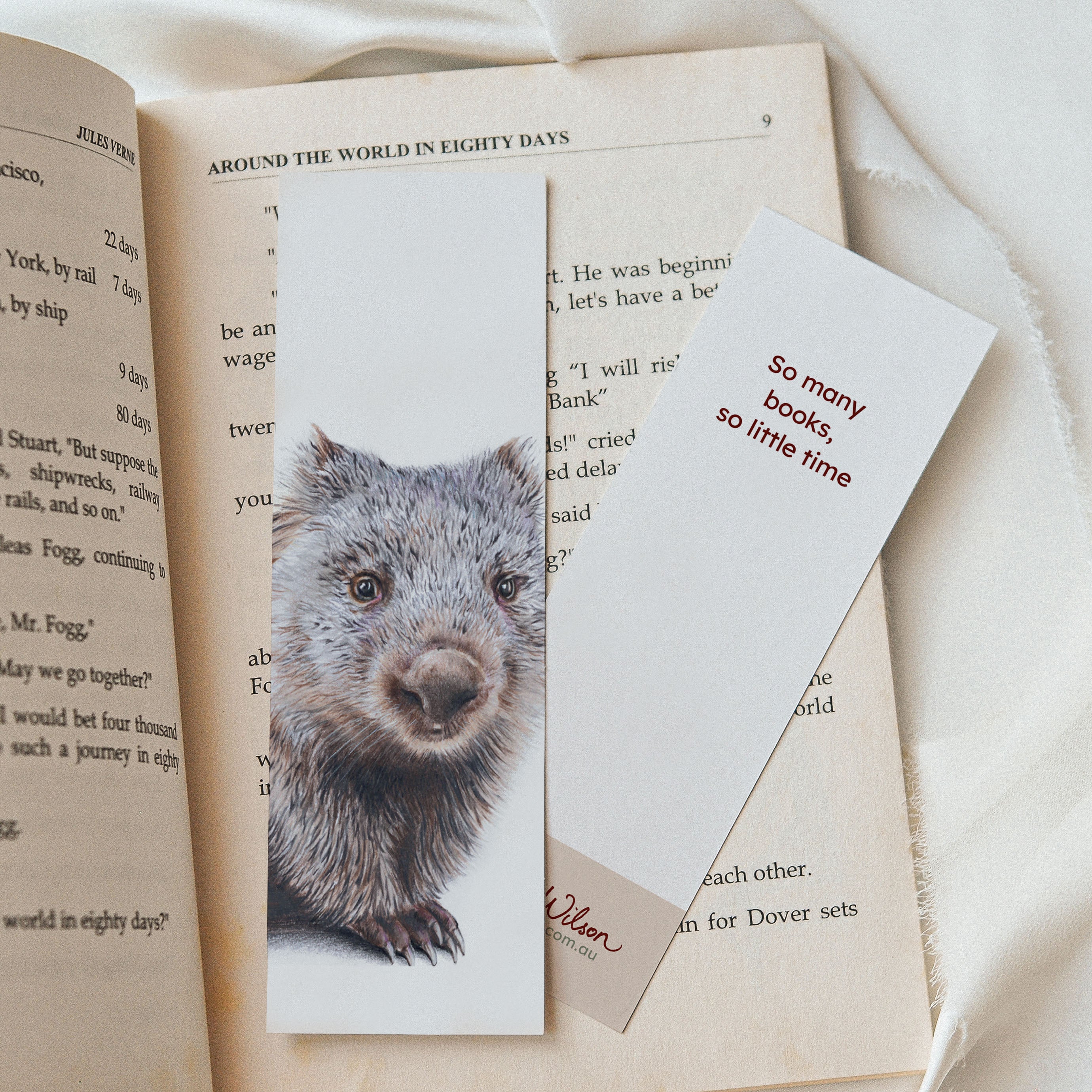 Wombat Fine Art Bookmark