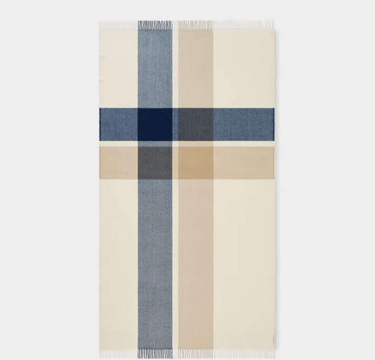 Extra Large Merino Wool Throw - Eclipse