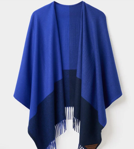 Waverly Mills The Frame Cape - Gravity Blue