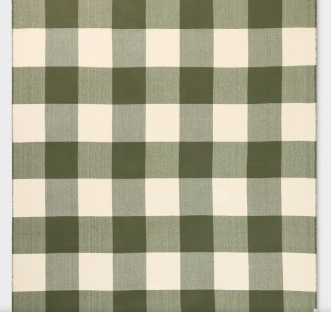Merino Wool Smiths Lane Bed Blanket Q/K - Olive