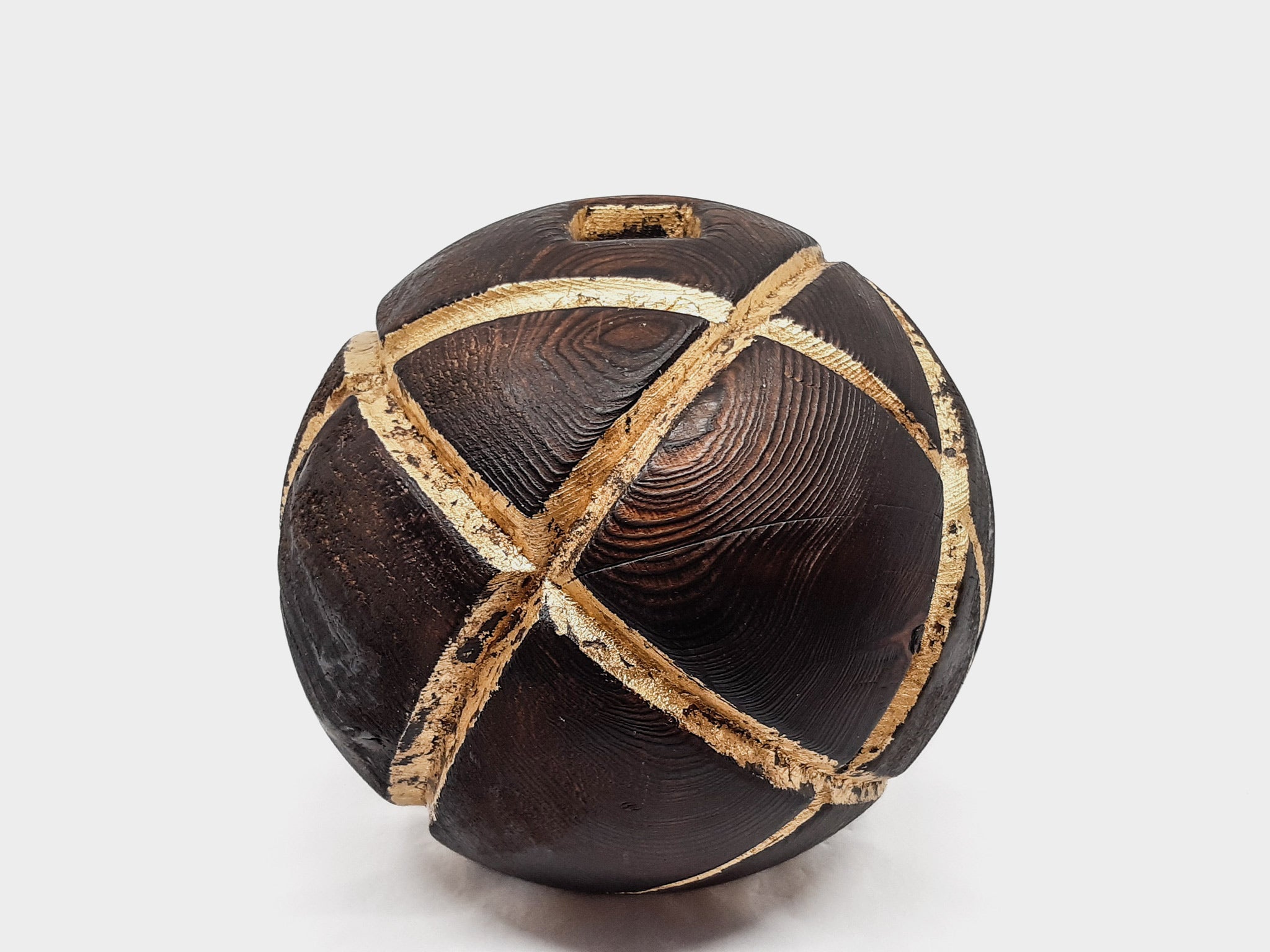Burnt and Gold Sphere